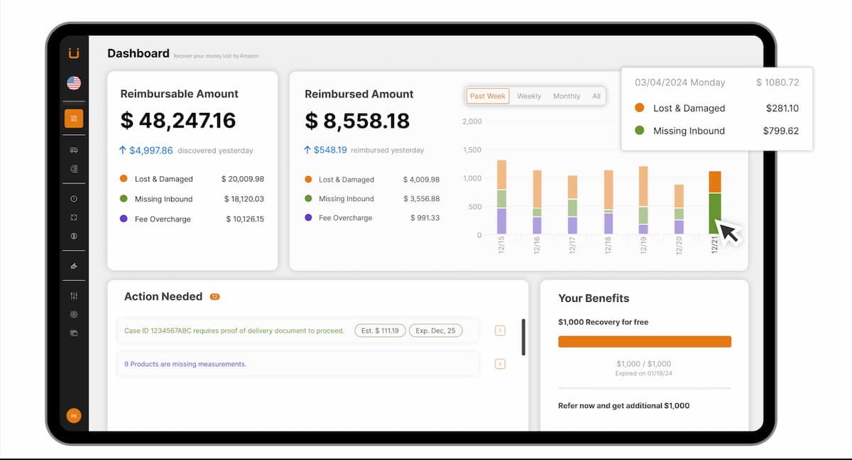 Amazon Reimbursement Software