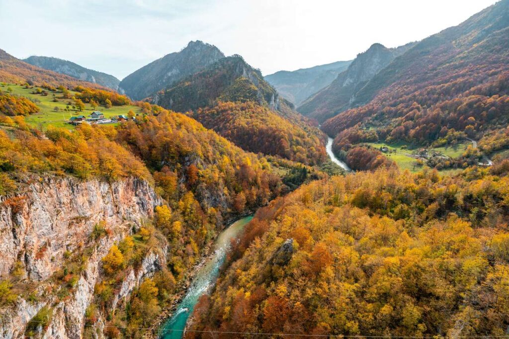 Tara River in Montenegro