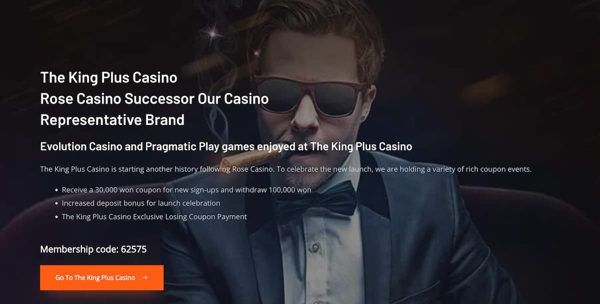 The King Plus Casino is popular crypto casino